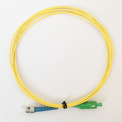 Low Insertion Loss ST SC Single Mode Fiber Optic Patch Cord
