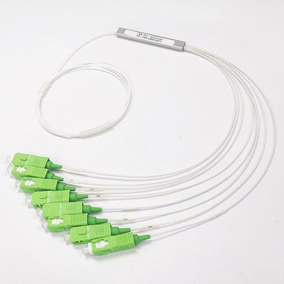 0.9mm Tight Tube Cable SC APC Connector Fiber Optic PLC Splitter