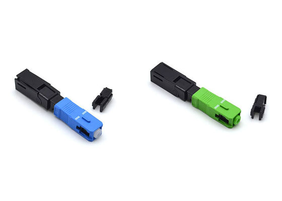 SGS 4mm Fiber Optic Cable Connector , SC UPC Connector