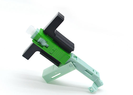 CE Single Mode Spiral Ftth Fast Connector , SC APC Connector