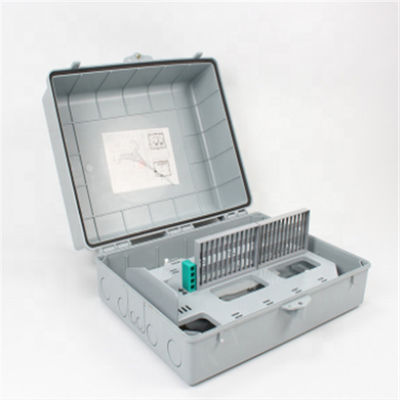 Gray 72 Core Fiber Access Terminal Box , Ftth Splitter Box