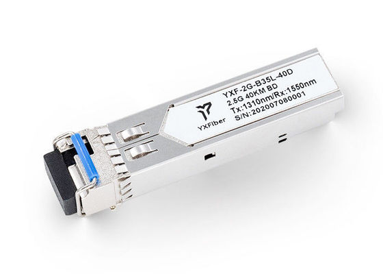 20km LCDDM 1310nm 1550nm 2.5G SFP Optical Transceivers