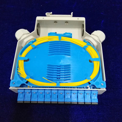 Aluminum SC UPC Network Termination Box , Fiber Distribution Box