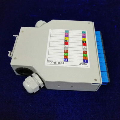 Aluminum SC UPC Network Termination Box , Fiber Distribution Box