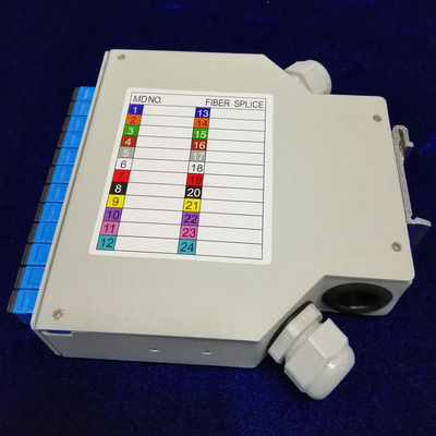 Singlemode SC UPC Ftth Termination Box , Fiber Optic Distribution Box