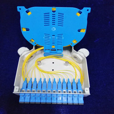 Singlemode SC UPC Ftth Termination Box , Fiber Optic Distribution Box