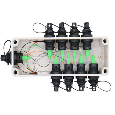 Waterproof SC APC Indoor Fiber Termination Box , ABS Ftth Box