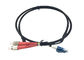 4.8mm Single Mode Duplex Fiber Optic Cable , LC UPC patch cord