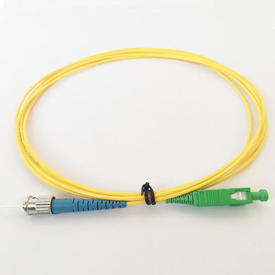Low Insertion Loss ST SC Single Mode Fiber Optic Patch Cord