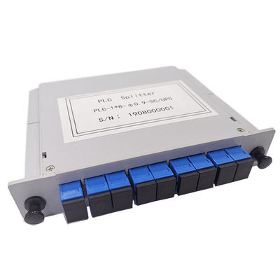 Light Weight LGX Box Type 1x8 Fiber Optic PLC Splitter