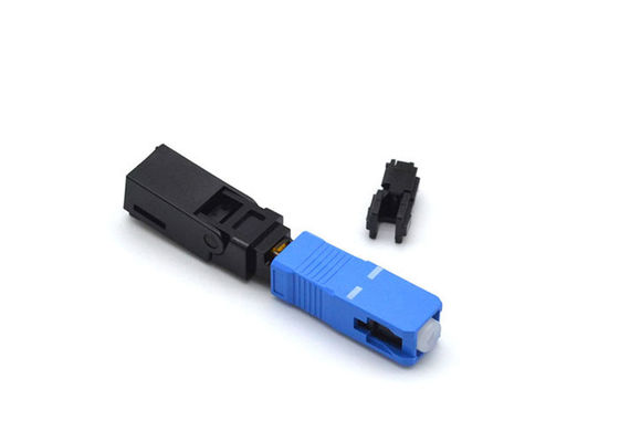 SGS 4mm Fiber Optic Cable Connector , SC UPC Connector