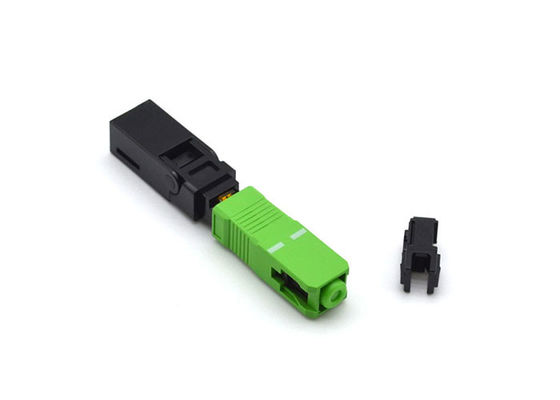 SGS 4mm Fiber Optic Cable Connector , SC UPC Connector