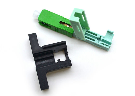 CE Single Mode Spiral Ftth Fast Connector , SC APC Connector