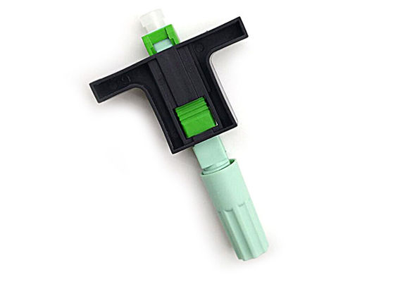CE Single Mode Spiral Ftth Fast Connector , SC APC Connector