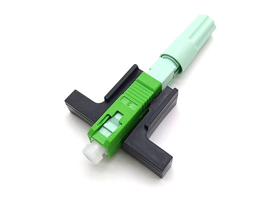 CE Single Mode Spiral Ftth Fast Connector , SC APC Connector