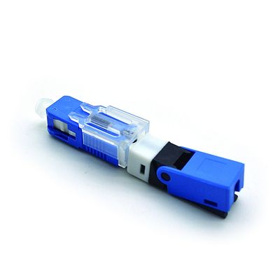 Single Mode 52mm SC UPC Ftth Fiber Optic Quick Connector