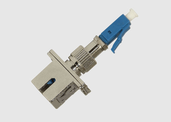 Blue Hybrid Coupler Singlemode Simplex LC To SC Adapter