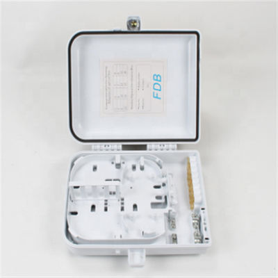 FTTB FTTX 16 Core Fiber Optic Distribution Box , Fibre Wall Box