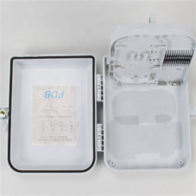 FTTB FTTX 16 Core Fiber Optic Distribution Box , Fibre Wall Box