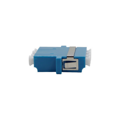 CE Approved SM MM OM3 4 Cores Quad LC Fiber Optic Adapter