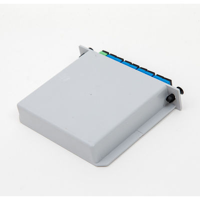 GPON EPON Fiber Optic PLC Splitter , Cassette Plc Splitter 1x8